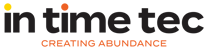 In Time Tec Main Logo with Tagline of Creating Abundance
