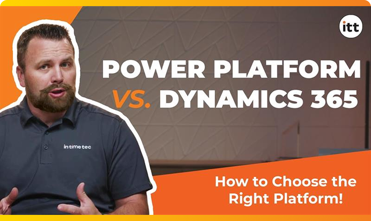 Power Platform vs Dynamics 365 Video