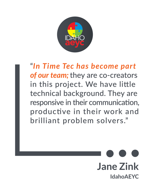 IdahoAEYC testimonial graphic IdahoAEYC testimonial graphic