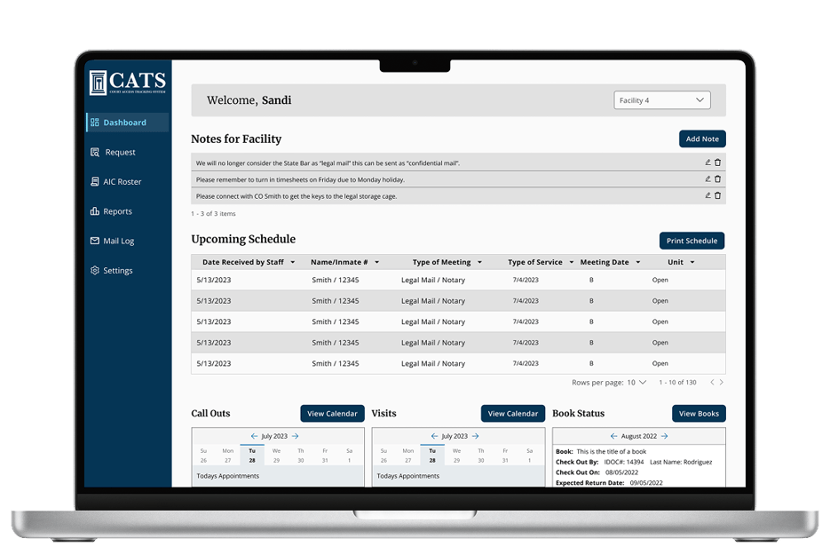 CATS Application Dashboard