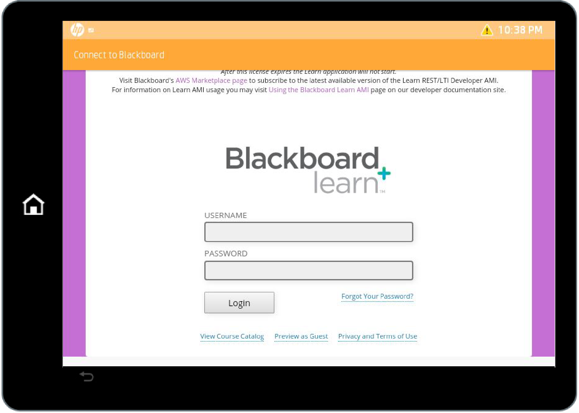 BlackBoard Screenshot1 BlackBoard Screenshot1