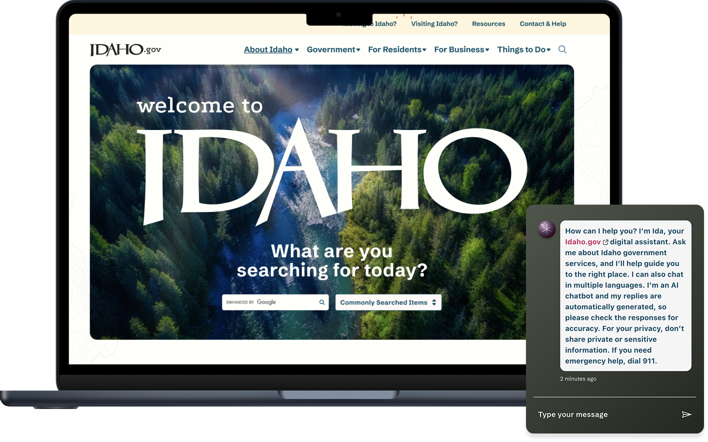 Idaho.gov Chatbot