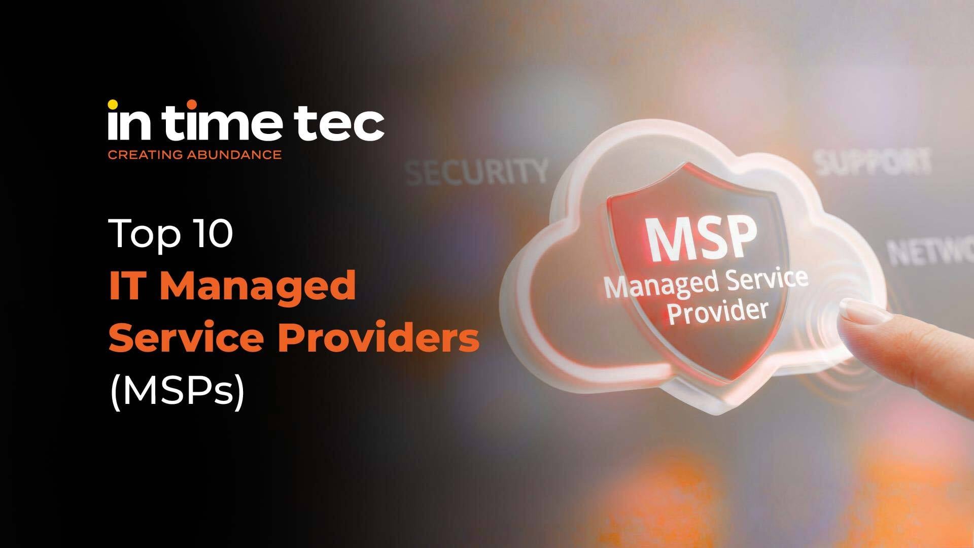 Top 10 IT Managed Service Providers (MSPs) in 2026