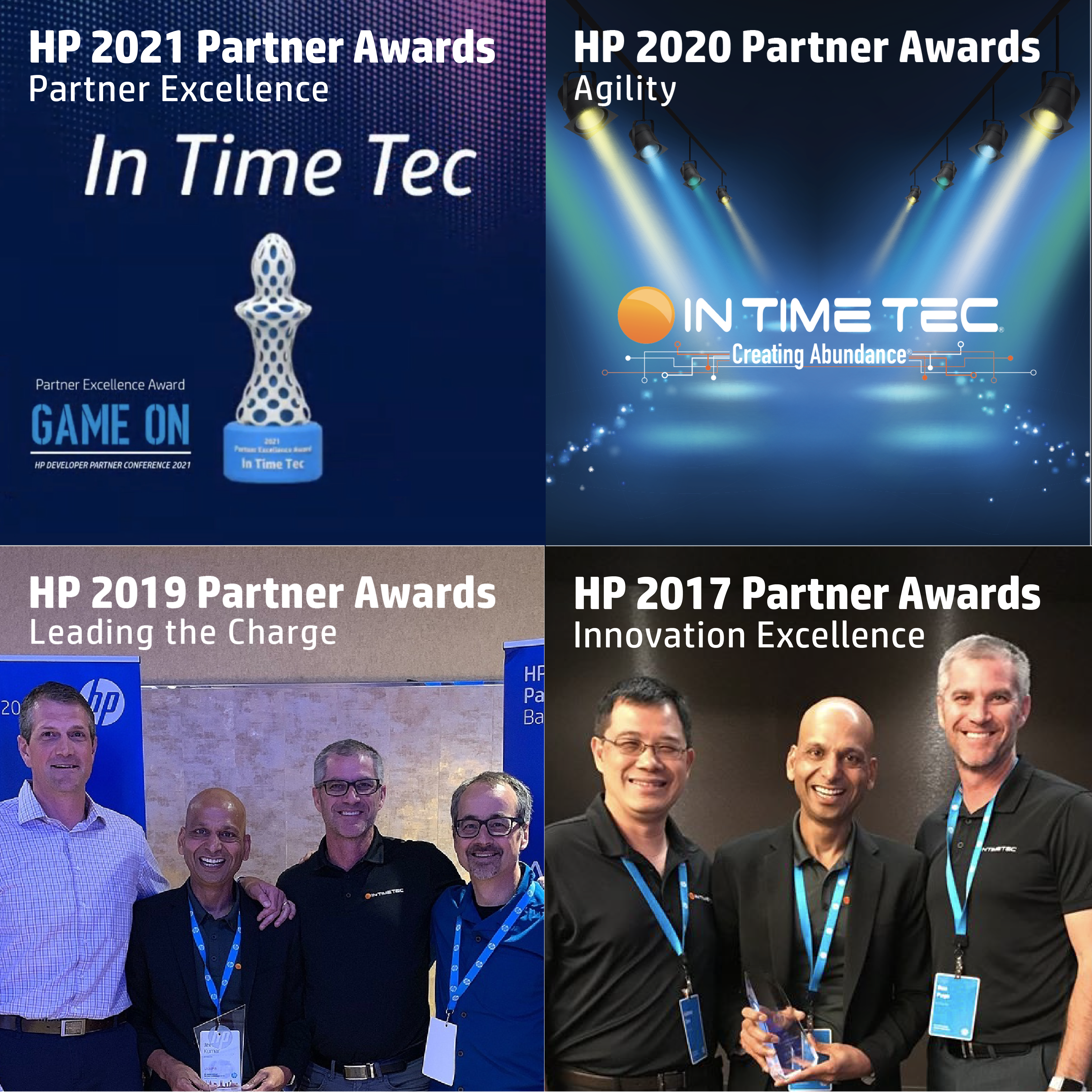 Press Release - In Time Tec Honored by HP Inc. with 
